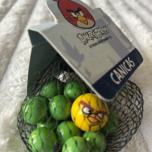 Angry Birds Green and Yellow Marbles